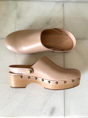 J.CREW Convertible Leather Clogs
